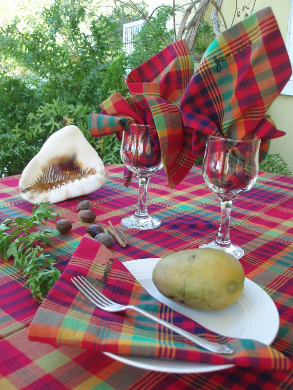 Bandana table cloths and napkins