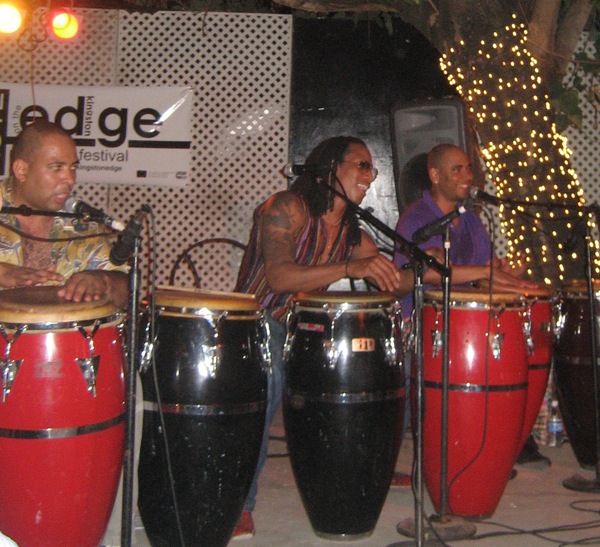 Cuban drummers at KOTE 08