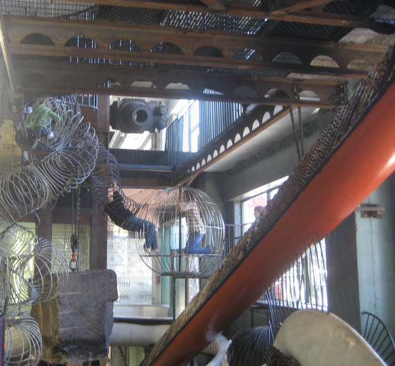 Interior of museum main hall