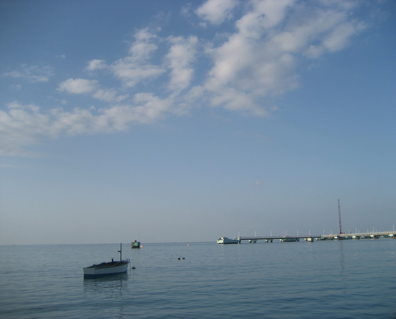 The view of the pier