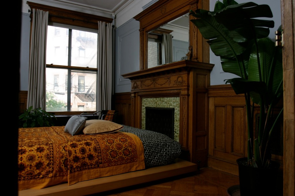 Master Bedroom in Brooklyn limestone town-house