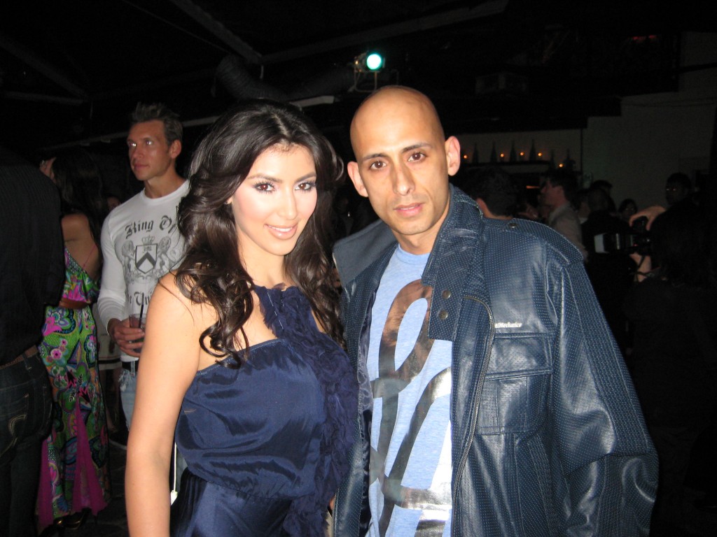 DJ EdSki with Kim Kardashian