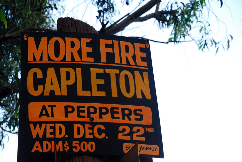 More Fire, Capleton sign