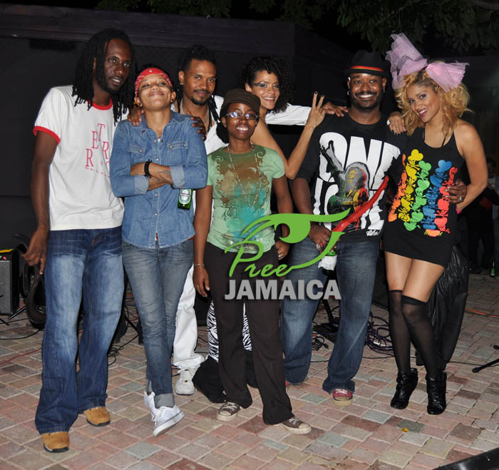 Jamaican rock band Rebel Grrrls Musick band