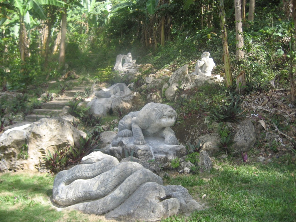 Carvings in limestone at the 