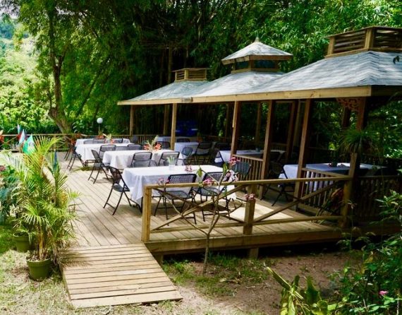 The deck at Belcour
